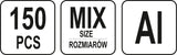 150 PCS M3-M10 MIXED THRE ALUMI RIV NUTS (YT-36460)