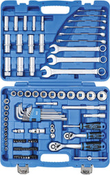 SOCKET SET HEXAGON | 6.3 MM (1/4") / 10 MM (3/8") | INCH SIZES | 92 PCS. (2299)