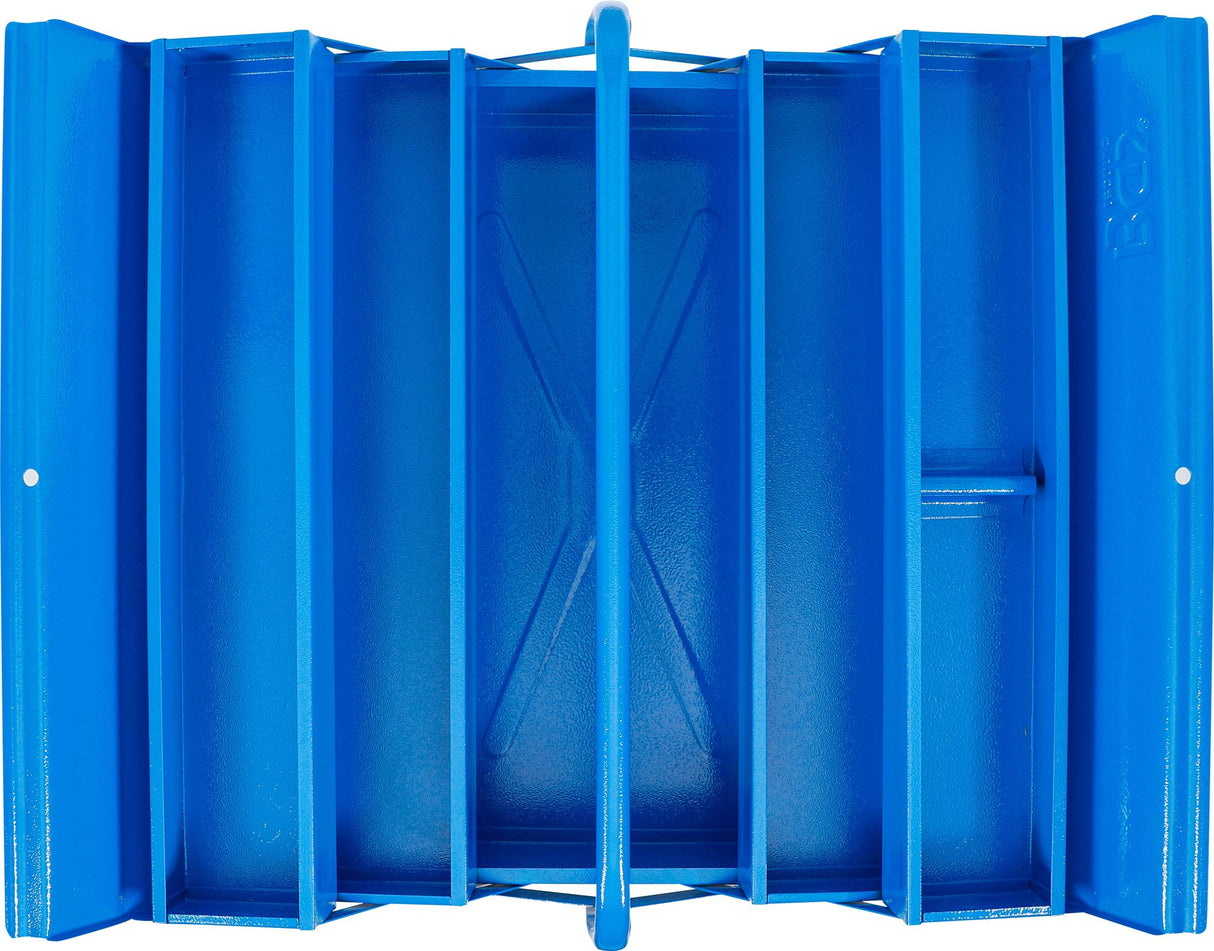 METAL TOOL BOX | EMPTY | 530 X 200 X 200 MM | 5 COMPARTMENTS (33002)