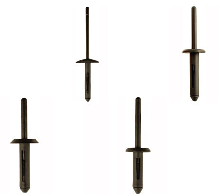 PLASTIC RIVET ASSORTMENT | FOR GM, BMW, CHRYSLER, VW, FORD | 235 PCS. (9054)