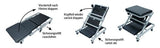 FOLDABLE CREEPER / SEAT | 8 CM CASTERS | 40" (SC40)
