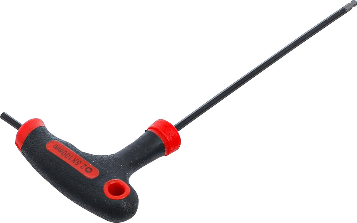 T-HANDLE L-TYPE WRENCH | INTERNAL HEXAGON / INTERNAL HEXAGON WITH BALL HEAD | 2.5 MM (7882-2.5)