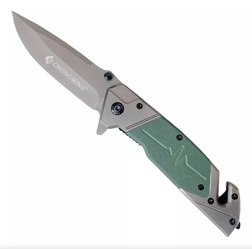 FOLDING KNIFE | 3-IN-1 | STAINLESS STEEL | 20.2 CM (SK3)