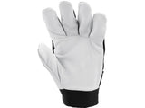 LEATHER ASSEMBLY GLOVES SIZE 8 BLACK (YT-74639)