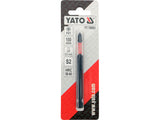 IMPACT BIT 100 MM LONG | 1/4" | PZ1 | 1 PC (YT-78063)