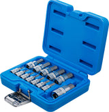 BIT SOCKET SET | 6.3 MM (1/4) / 10 MM (3/8") / 12.5 MM (1/2") DRIVE | INTERNAL HEXAGON 2 - 14 MM | 13 PCS. (74257)