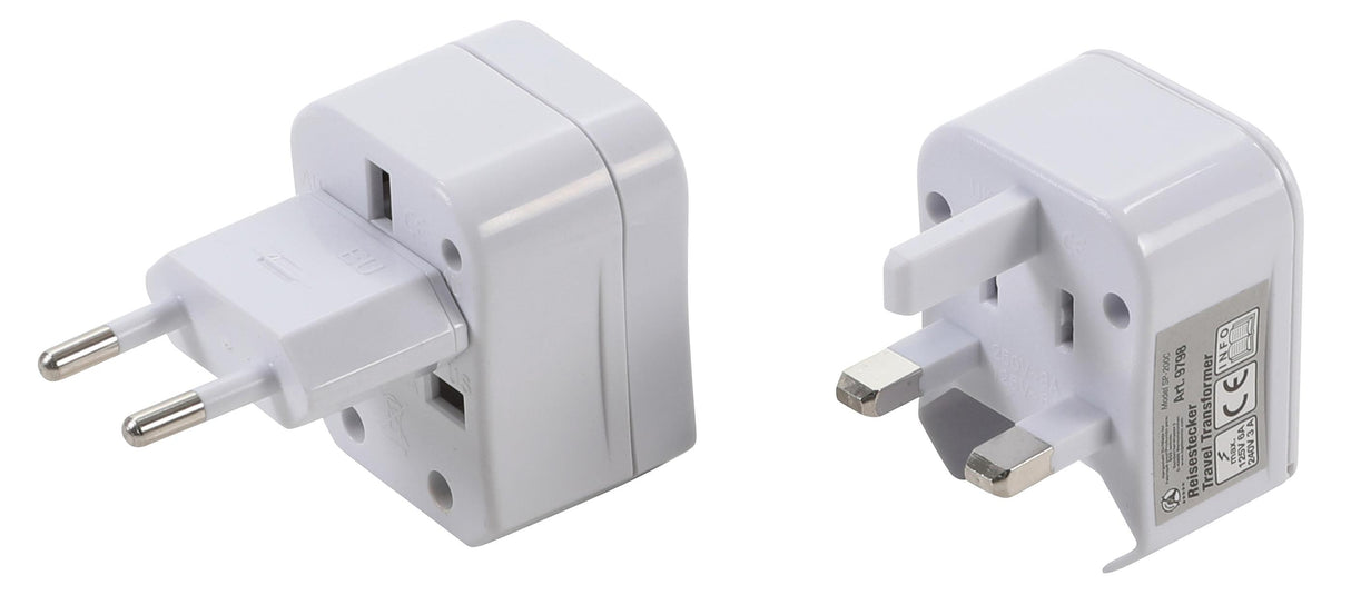 TRAVEL PLUG ADAPTOR | 3 PCS. (9798)