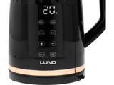 EL. KETTLE 1,7L, TEMP. CONTROL, BLACK (68218)