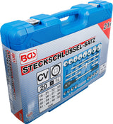 SOCKET SET 12-POINT | 20 MM (3/4") DRIVE | 21 PCS. (1223)