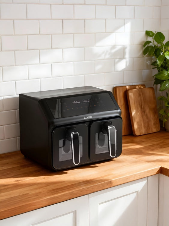 AIR FRYER 2200W 4L+4L BLACK (67563)