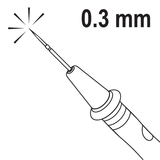 SILICONE TEST LEADS WITH SHARP TIPS (YT-73077)