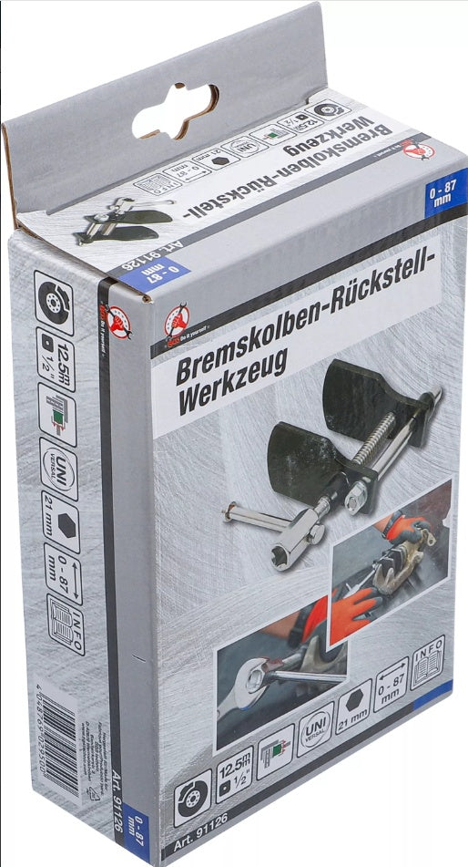 BRAKE PISTON RESET TOOL | UNIVERSAL | 0-66 MM (91126)