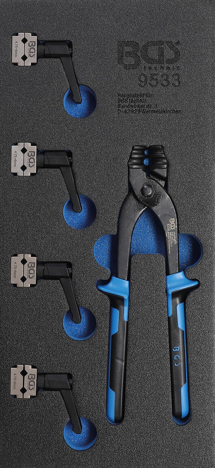 TOOL TRAY 1/3: TUBE BENDER AND BRAKE LINE CLAMPS SET | 4.75 + 6 MM (9533)