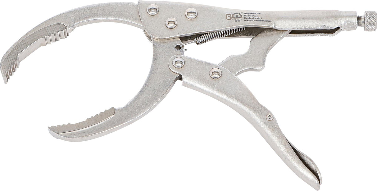 LOCKING PLIERS FOR OIL FILTERS | Ø 53 - 115 MM | 230 MM (1038)
