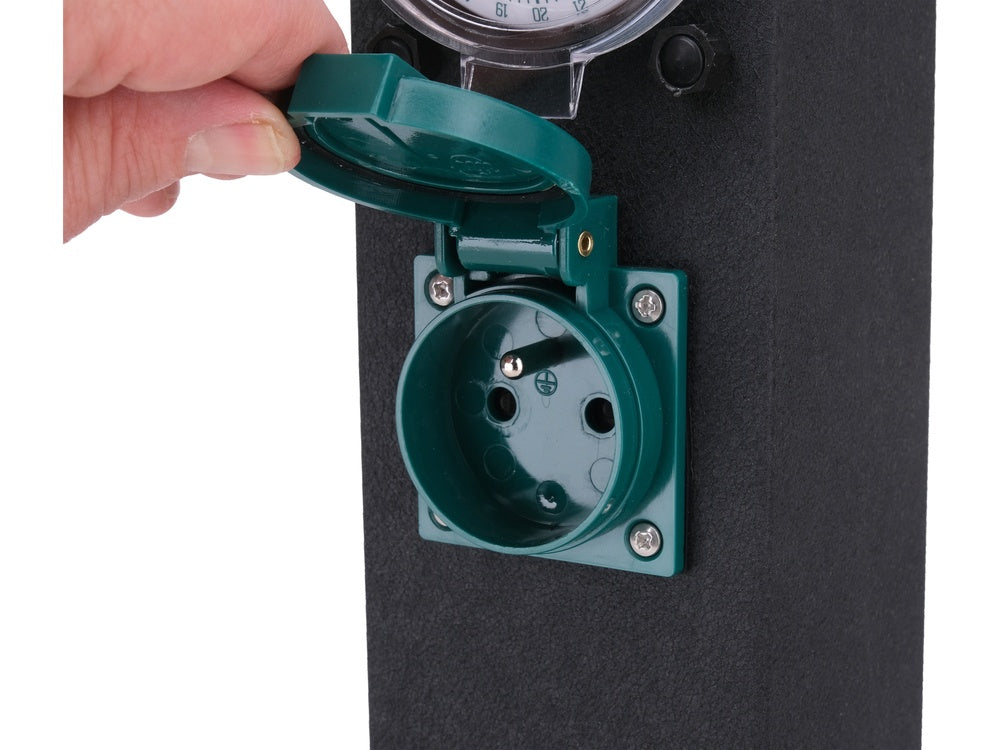 OUTDOOR SOCKET IN METAL BOX | IP44 | 2 X 230V (YT-81276)