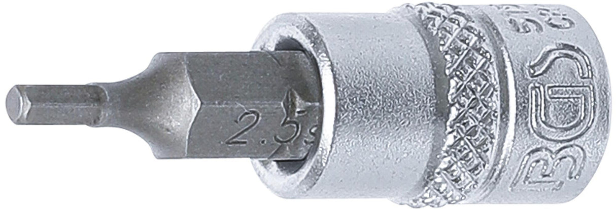 BIT SOCKET | 6.3 MM (1/4") DRIVE | INTERNAL HEXAGON 2.5 MM (5154)