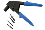 RIVET TOOL FOR PLASTIC RIVETS WITH 40 PCS. RIVETS (RK1201)