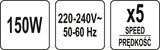 HAND MIXER 150-200W (67780)