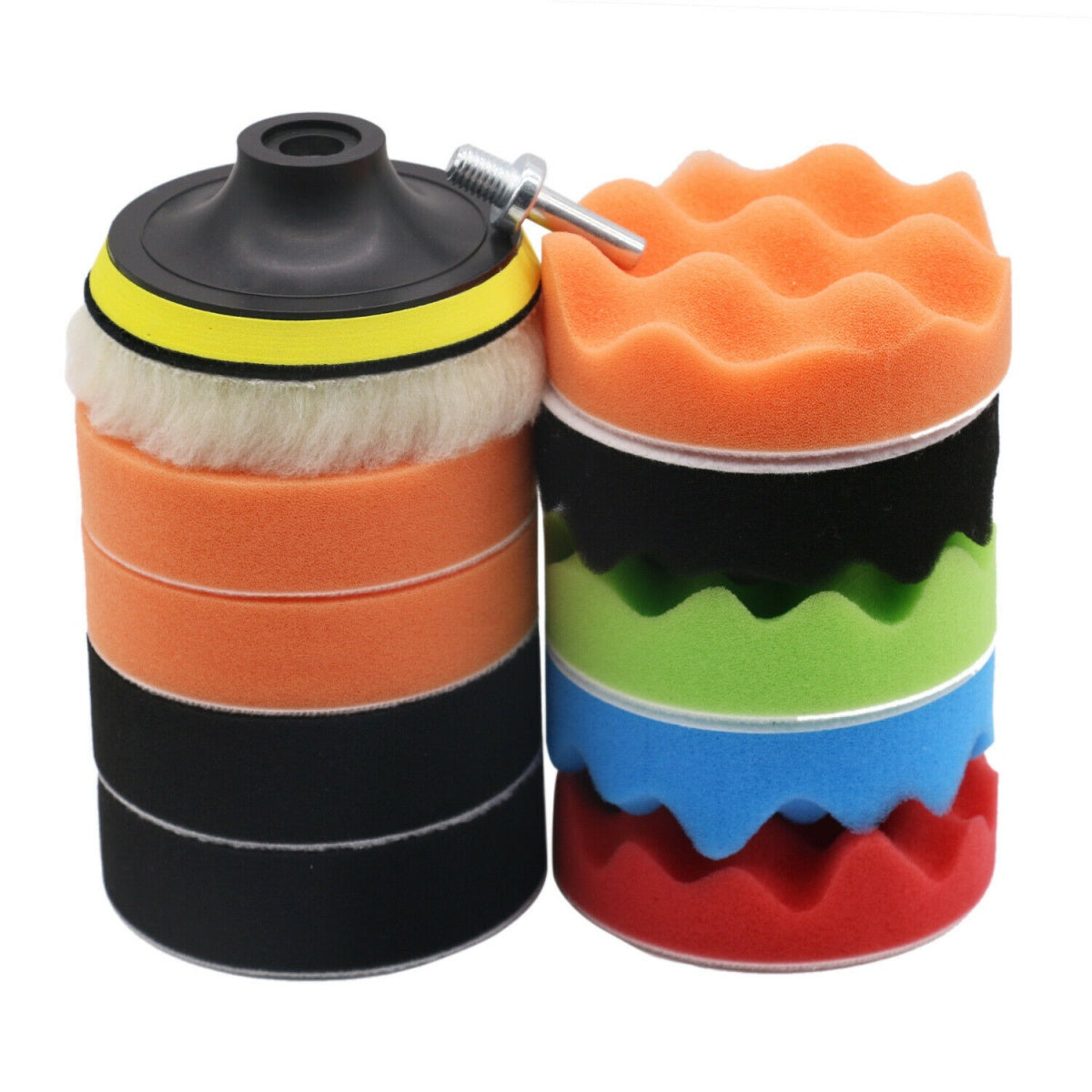 POLISHING PAD SET | Ø 125 MM | 12 PCS. (BK1004)