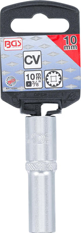 SOCKET, GEAR LOCK, DEEP | 10 MM (3/8") DRIVE | 10 MM (10350)