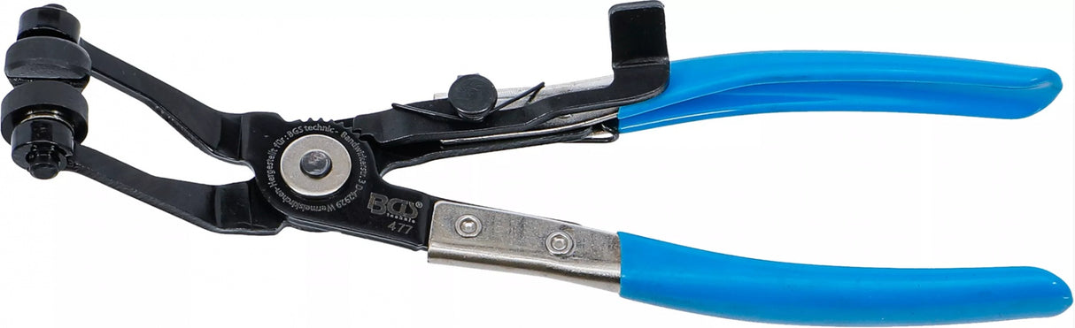 HOSE CLAMP PLIERS | BENT TYPE | WITH RATCHETING FUNCTION | 220 MM (477)