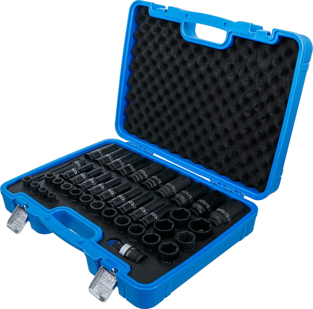 IMPACT SOCKET SET, HEXAGON | 12.5 MM (1/2") DRIVE | 9 - 30 MM | 40 PCS. (7280)