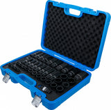 IMPACT SOCKET SET, HEXAGON | 12.5 MM (1/2") DRIVE | 9 - 30 MM | 40 PCS. (7280)