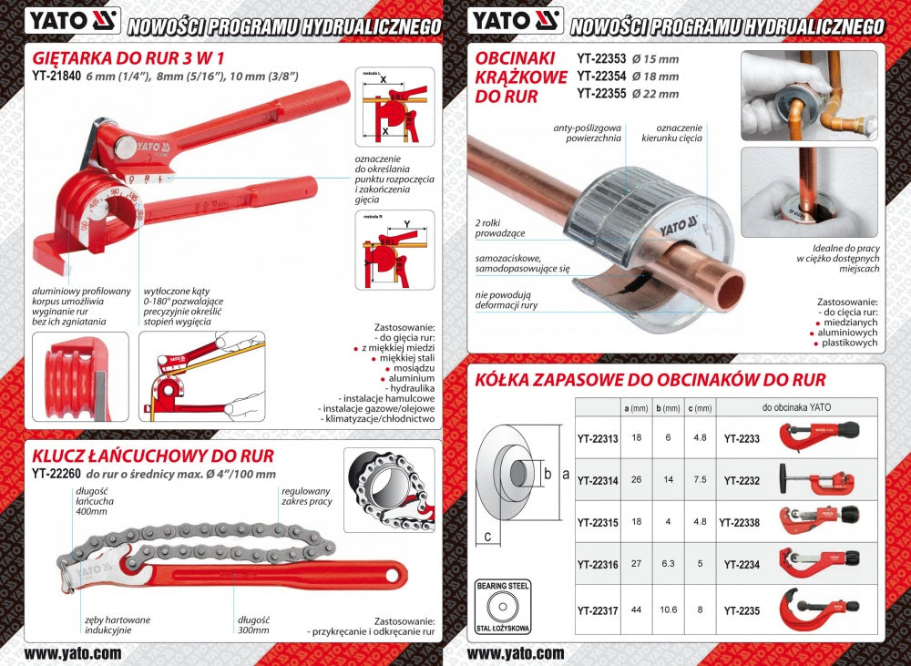 PIPE BENDER 6-10MM (YT-21840)
