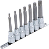 BIT SOCKET SET | 12.5 MM (1/2") DRIVE | SPLINE (FOR XZN) M5 - M14 | 7 PCS. (5175)