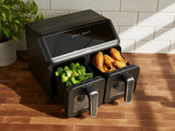 AIR FRYER 2200W 4L+4L BLACK (67563)