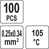 HEAT SHR. SOLD. SL. 0.25-0.34MM2 100PCS (YT-81451)