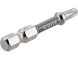 SCREWDRIVER BITS 1/4 50MM T25 2 PCS NI (YT-78034)