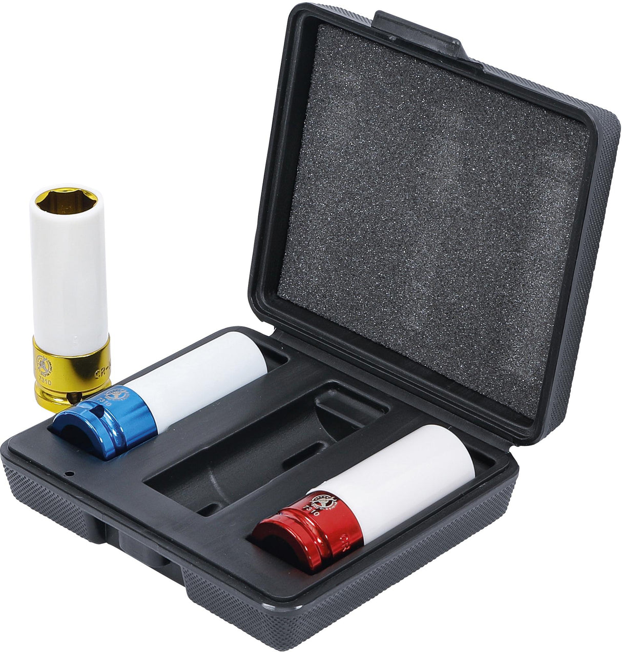 PROTECTIVE IMPACT SOCKET SET | 12.5 MM (1/2") DRIVE | 17 - 19 - 21 MM | 3 PCS. (7310)