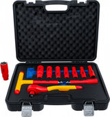 VDE SOCKET SET | 12.5 MM (1/2") DRIVE | 10 - 24 MM | 11 PCS. (7145)