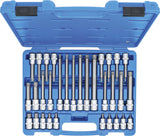 BIT SOCKET SET | 12.5 MM (1/2") DRIVE | TP-STAR (FOR TORX PLUS) TP20 - TP70 | 32 PCS. (5190)