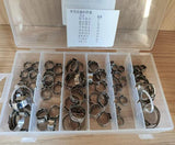 STAINLESS STEEL HOSE CLAMP ASSORTMENT | Ø 5.8 - 21 MM | 170 PCS. (H14115)