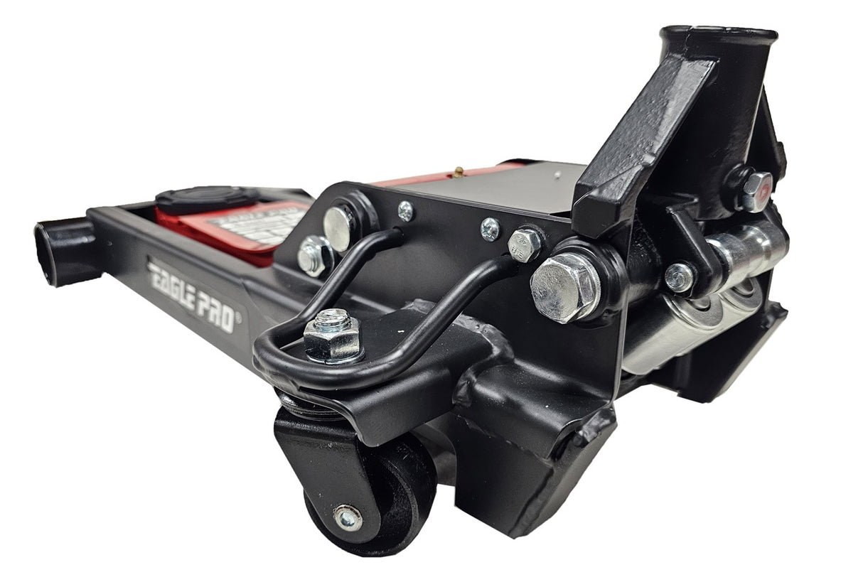 LOWERED JACK WITH WHEELS | DOUBLE PISTON | QUICK LIFTING | 85- 510 MM | 3.0 T (FLJ35P)