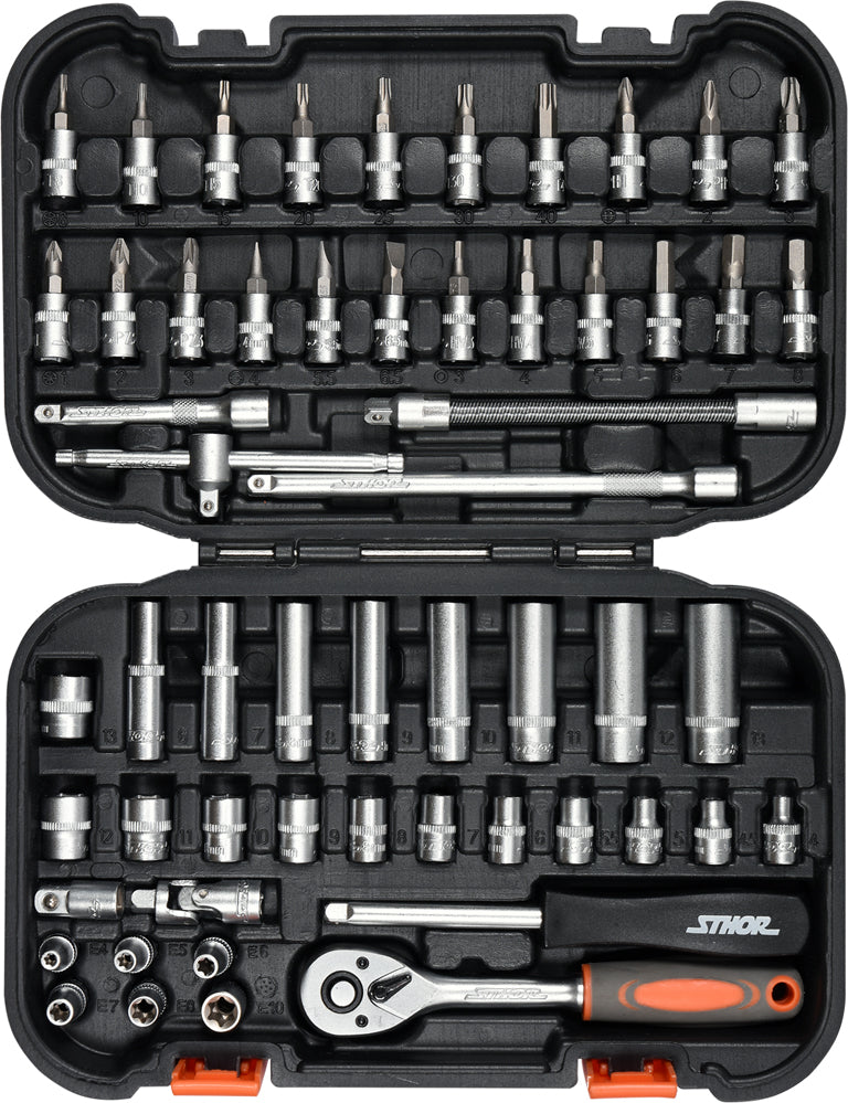 TOOL SET 1/4" 56PCS (58643)