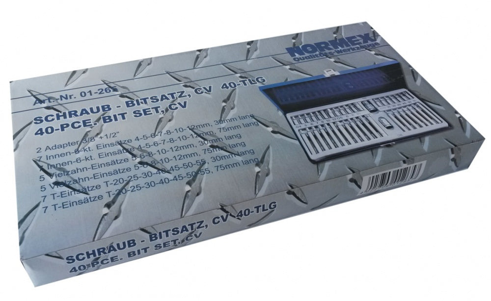 BIT SET 40 PCS. "NORMEX" (SK01-265)