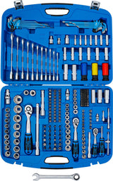 SOCKET SET GEAR LOCK | 6.3 MM (1/4") DRIVE / 10 MM (3/8") / 12.5 MM (1/2") | 218 PCS. (2290)