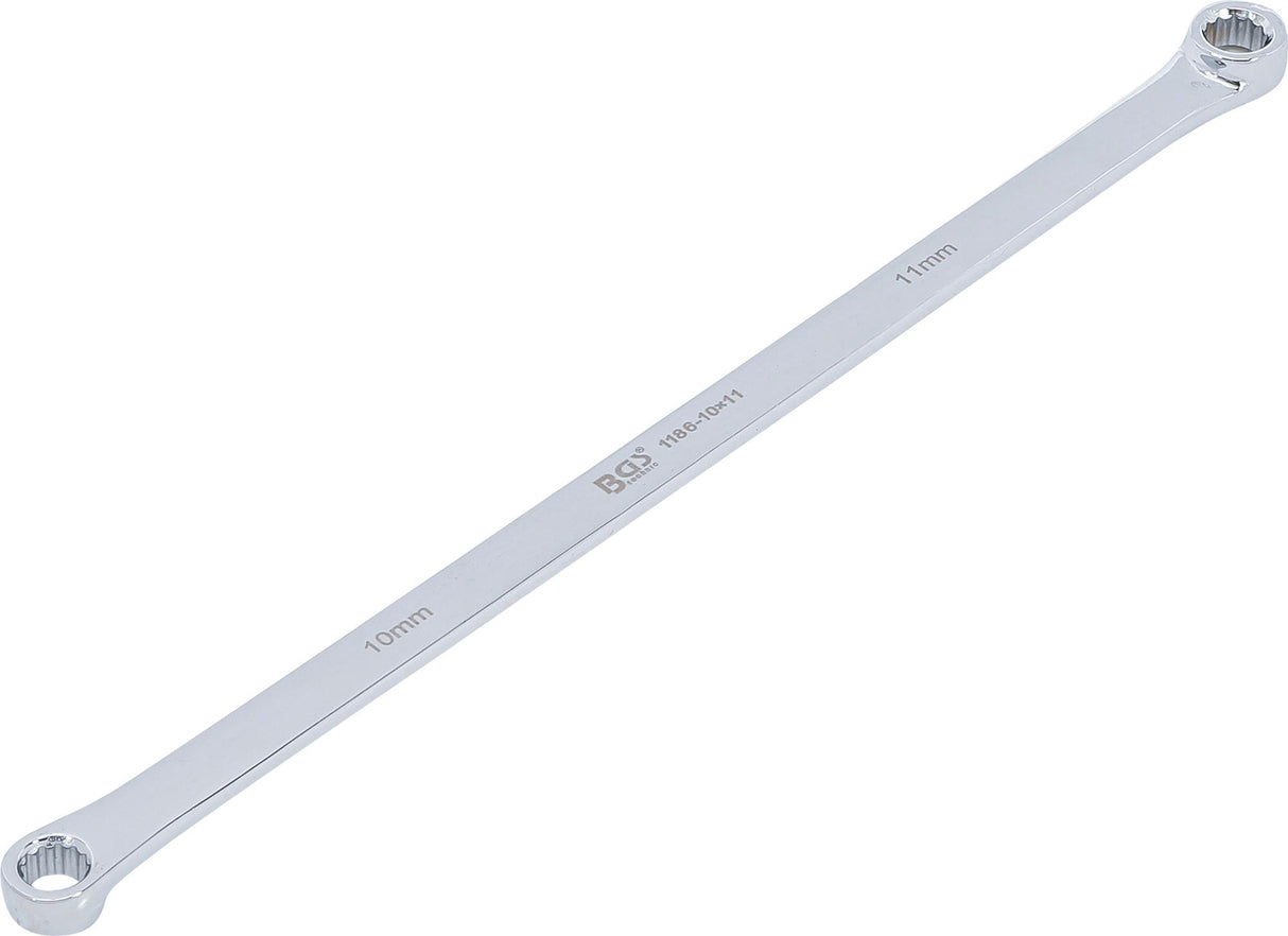 DOUBLE ENDED SPANNER | EXTRA LONG | 10 X 11 MM (1186-10X11)