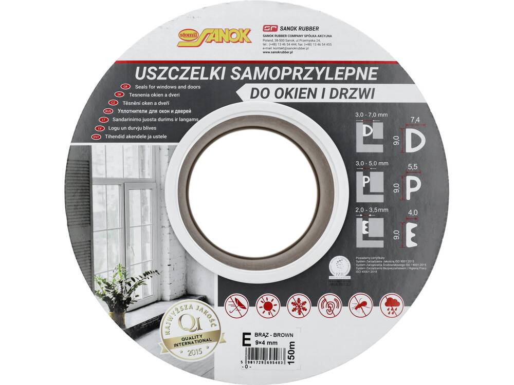 SEAL F.WINDOWS&DOORS EPDM T.E BROWN 150M (76765)