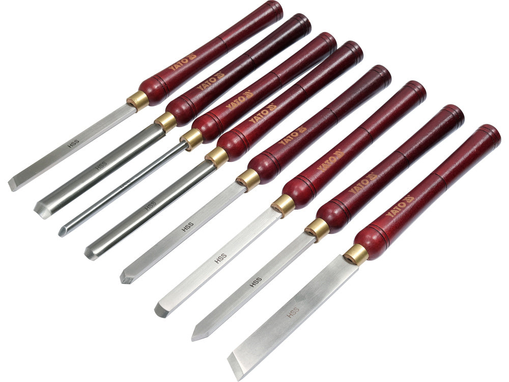 WOODEN TURNING TOOL SET 8 PCS (YT-62780)