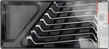 PVC TRAY WITH 7PCS RING SPANNERS 6-19 (YT-5533)