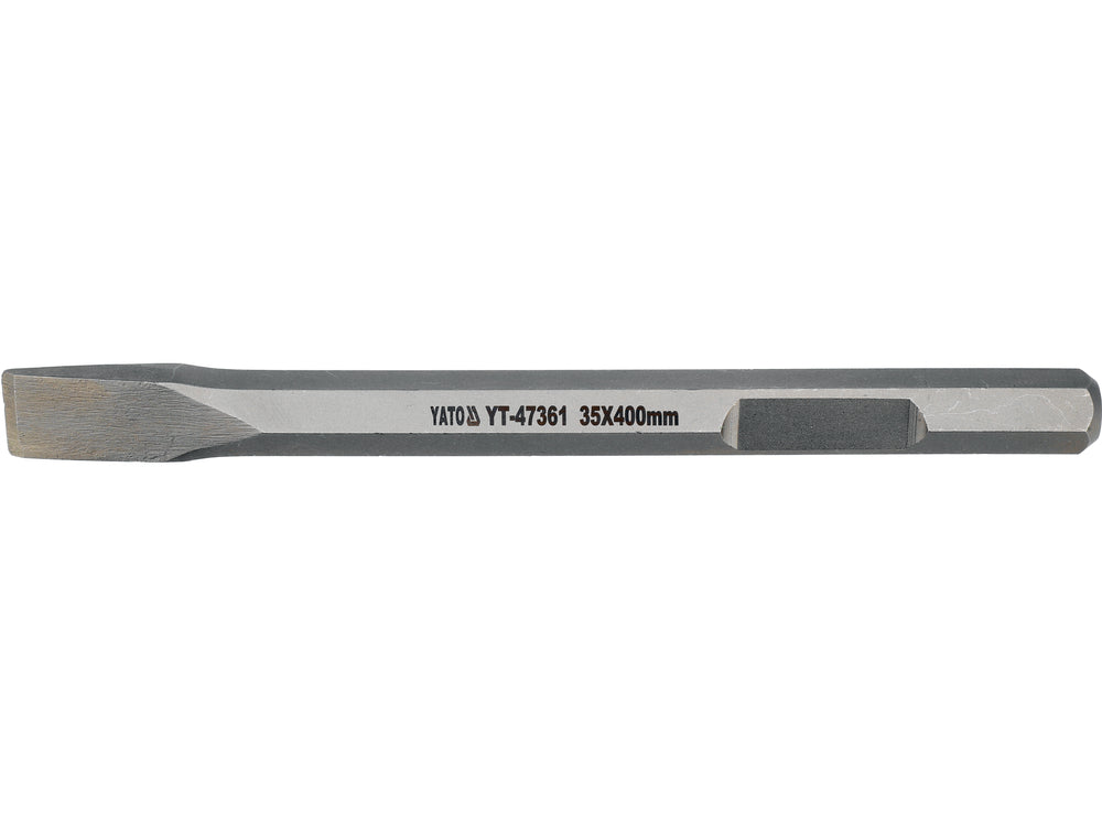 FLAT CHISEL | HEX 28 MM | 35 X 400 MM (YT-47361)