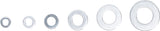 WASHER ASSORTMENT | Ø 4 - 12 MM (INSIDE SIZE) | 130 PCS. (88132)