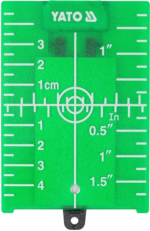 LASER TARGET CARD GREEN WITH MAGNET (YT-30465)
