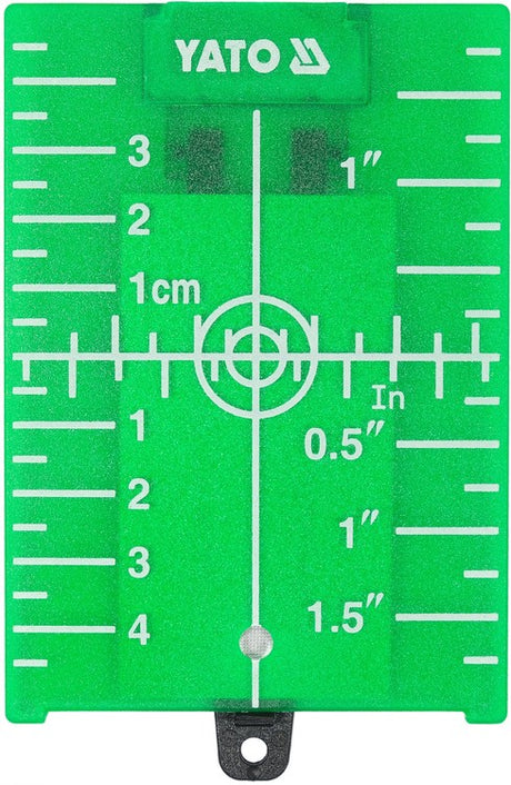 LASER TARGET CARD GREEN WITH MAGNET (YT-30465)