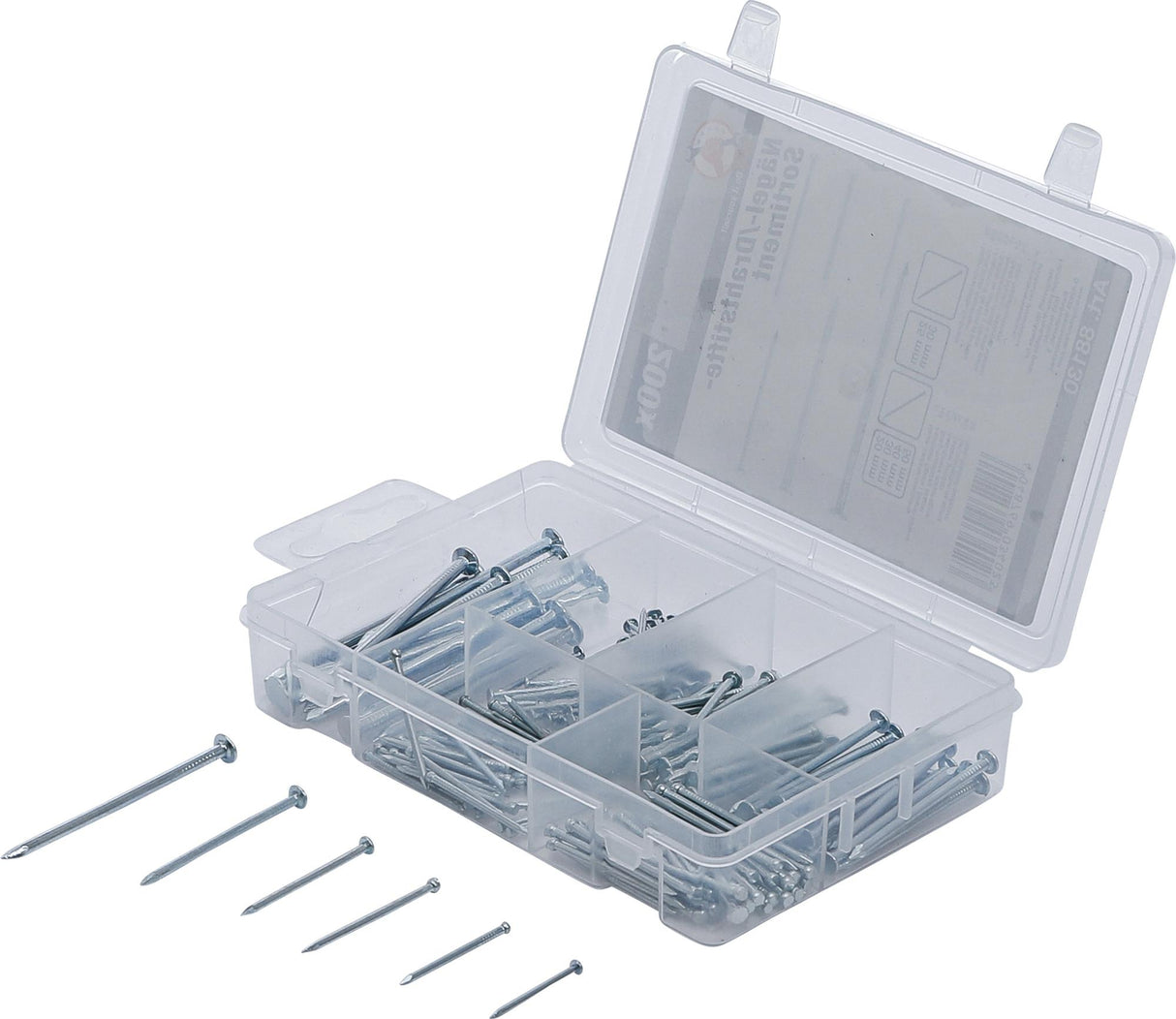 NAILS BRADS ASSORTMENT | 200 PCS. (88130)