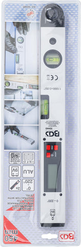 DIGITAL LCD PROTRACTOR WITH LEVEL | 450 MM (50440)